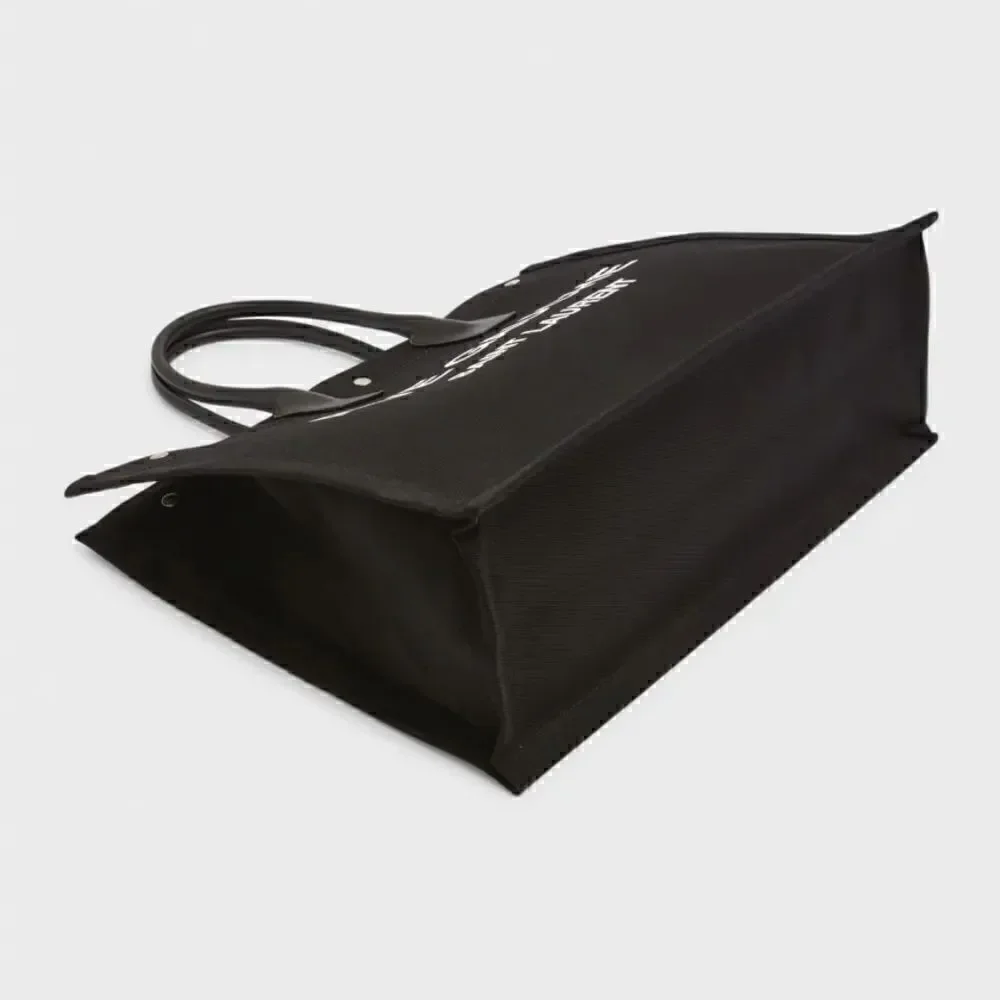 Saint Laurent Rive Gauche black and white tote bag purse brand new never used!